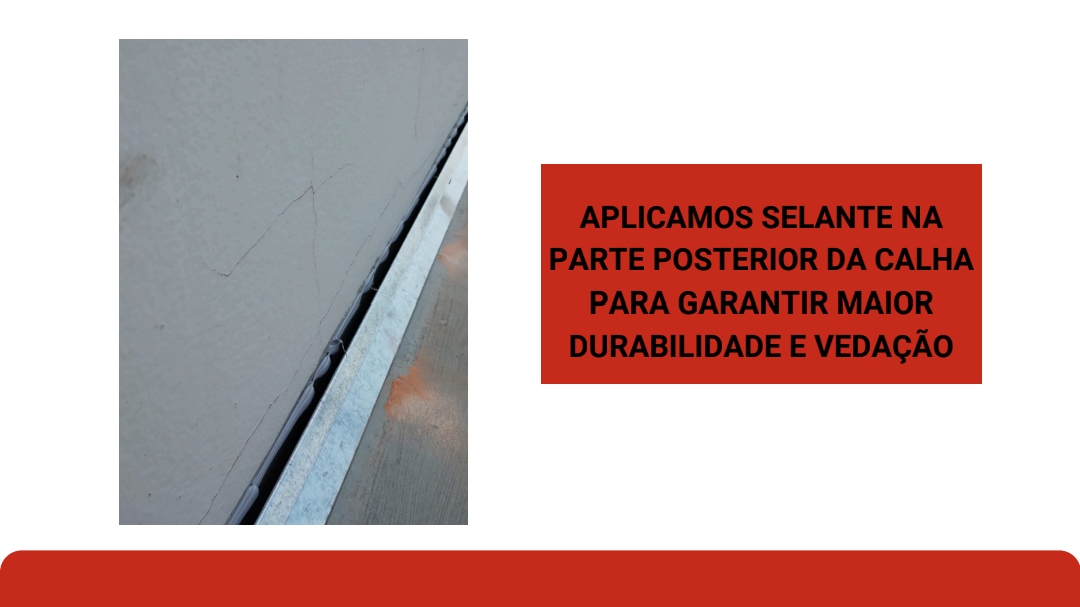 Aplicação de Selante