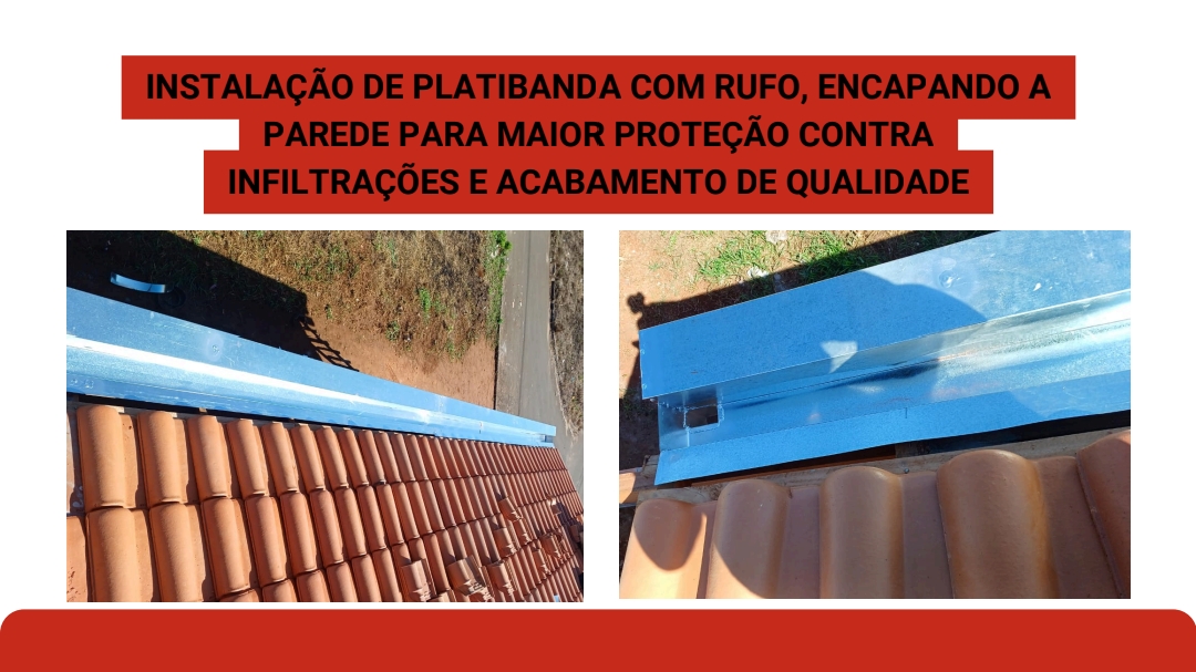 Instalação de Platibanda com Rufo