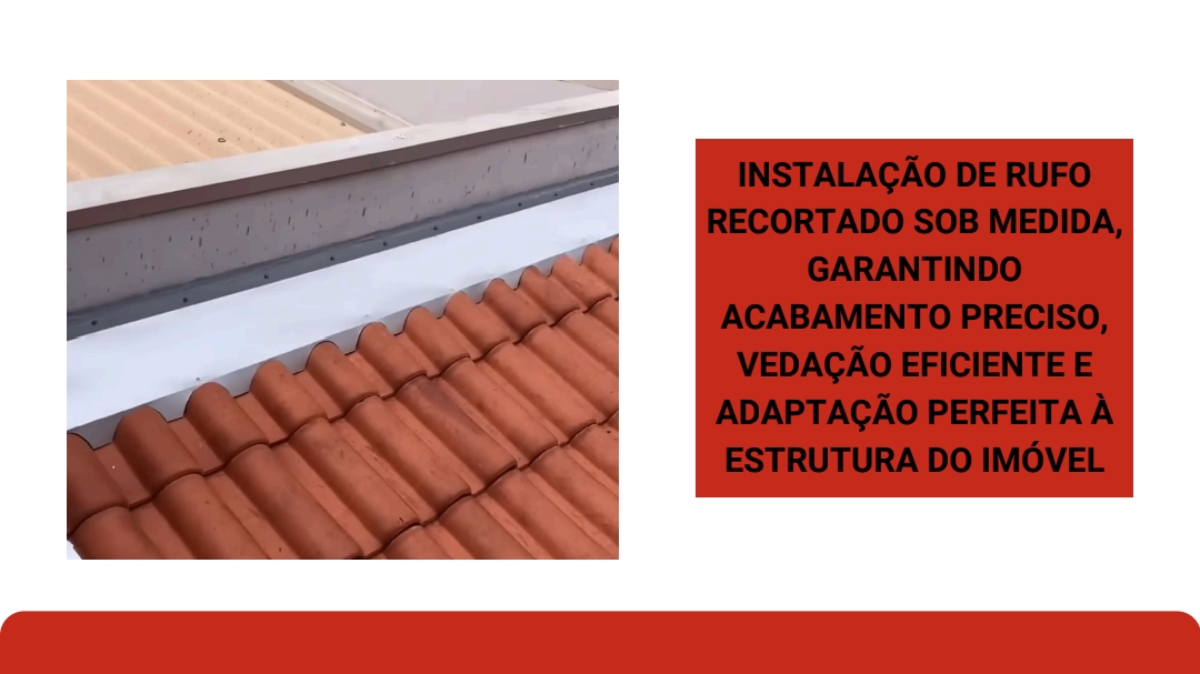 Instalação de Rufo Recortado